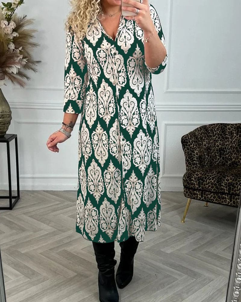 Levoire | Robe Élégante Avec Des Fentes Latérales Chic