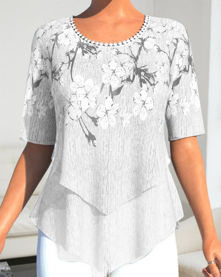 Levoire | Haut à motifs Blanc