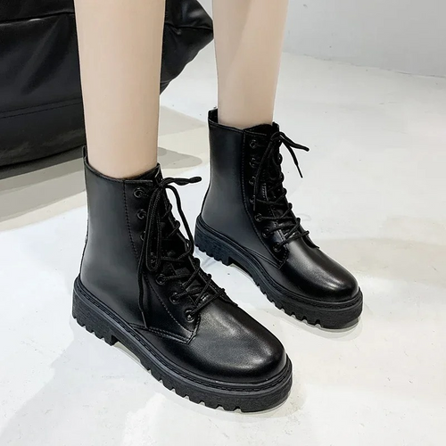 Levoire | Bottes pour femmes avec lacets et semelle antidérapante rugueuse