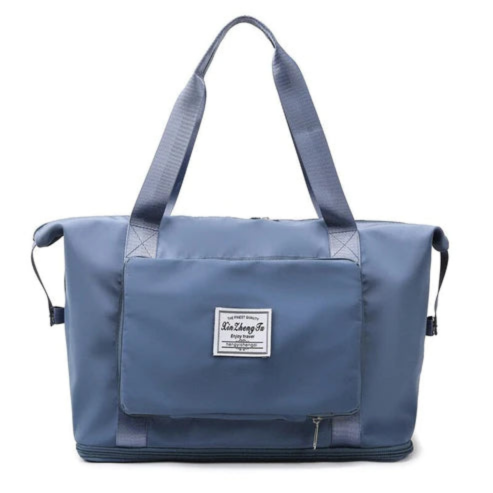 Levoire | Grand capacité sac de voyage pliable Bleu