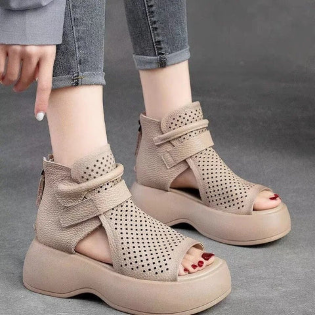 Levoire | Sandales en cuir pour besoins orthopédiques