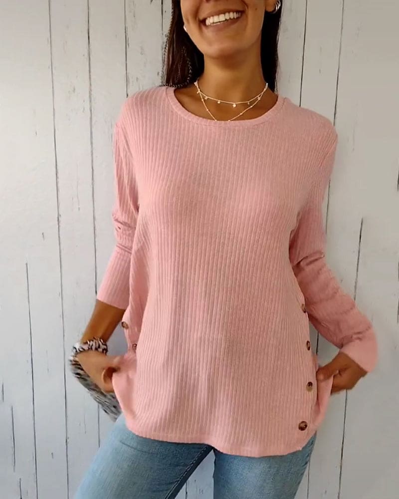 Levoire | Blouse Avec Manches Longues Et Col Rond