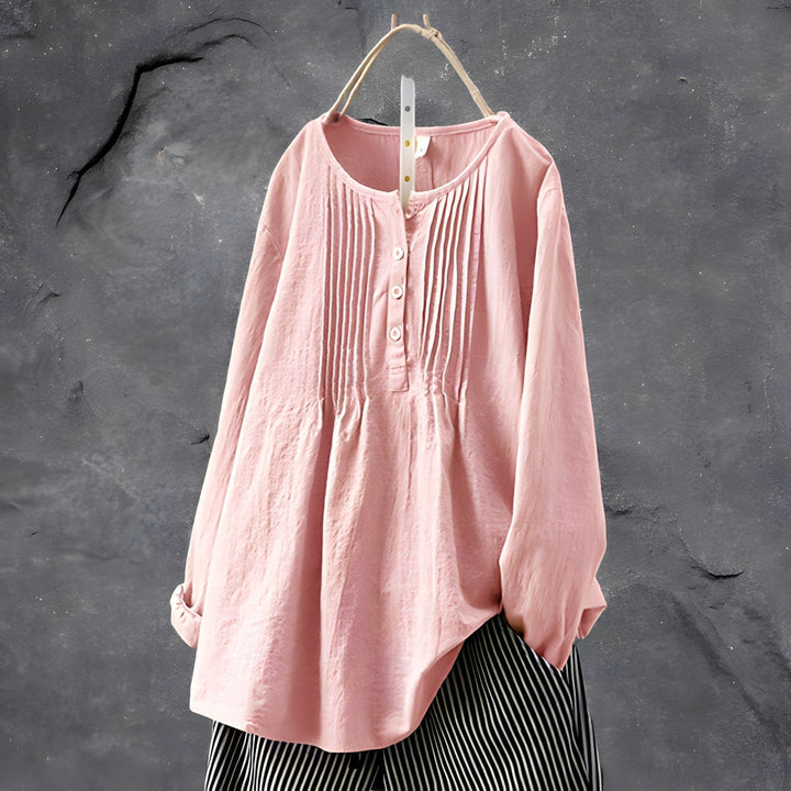 Levoire | Chemise En Coton Et Lin Lilas