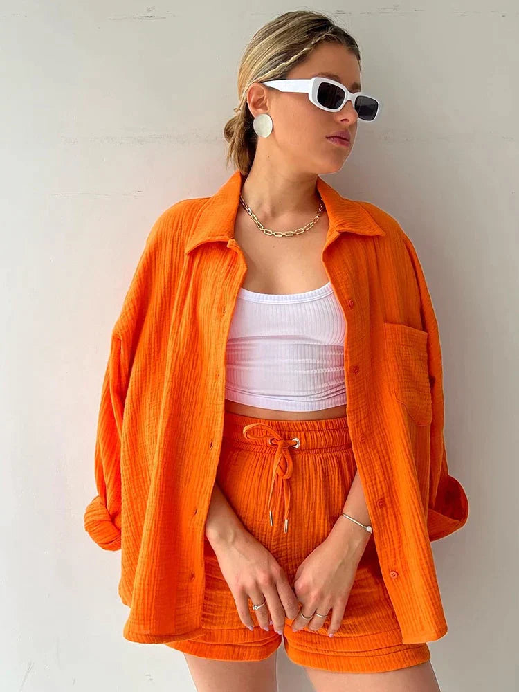 Levoire | Ensemble Femme Deux Pièces Orange