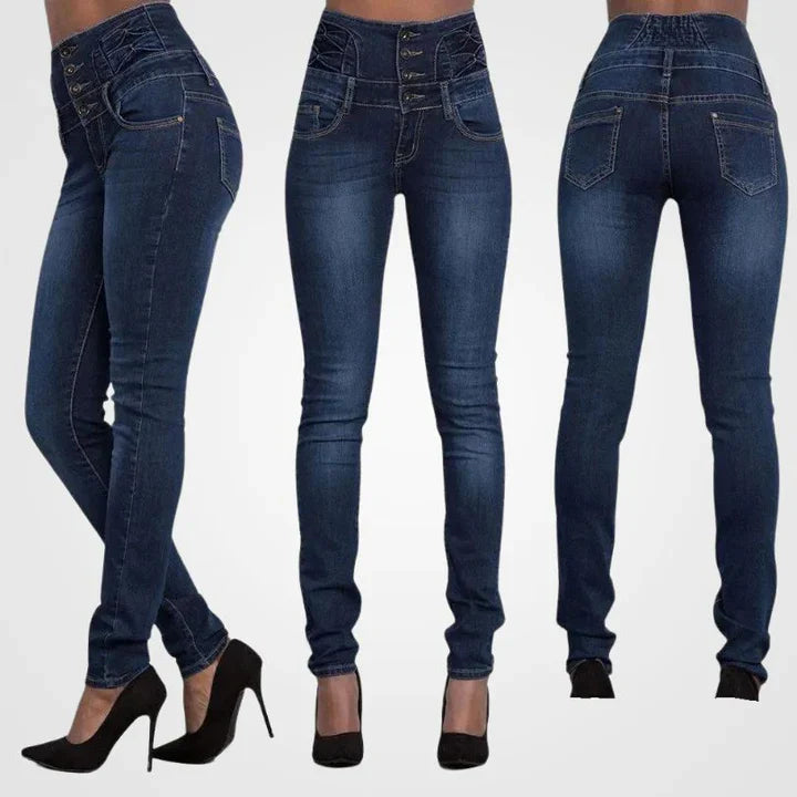 Levoire | Pantalons Comfort Bleu foncé