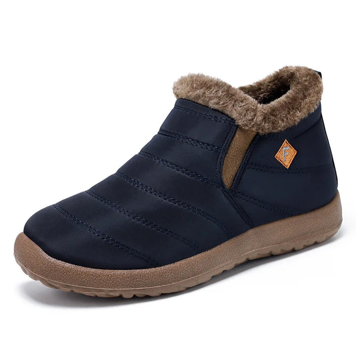 Levoire | Bottes doublées imperméables avec semelle antidérapante Bleu