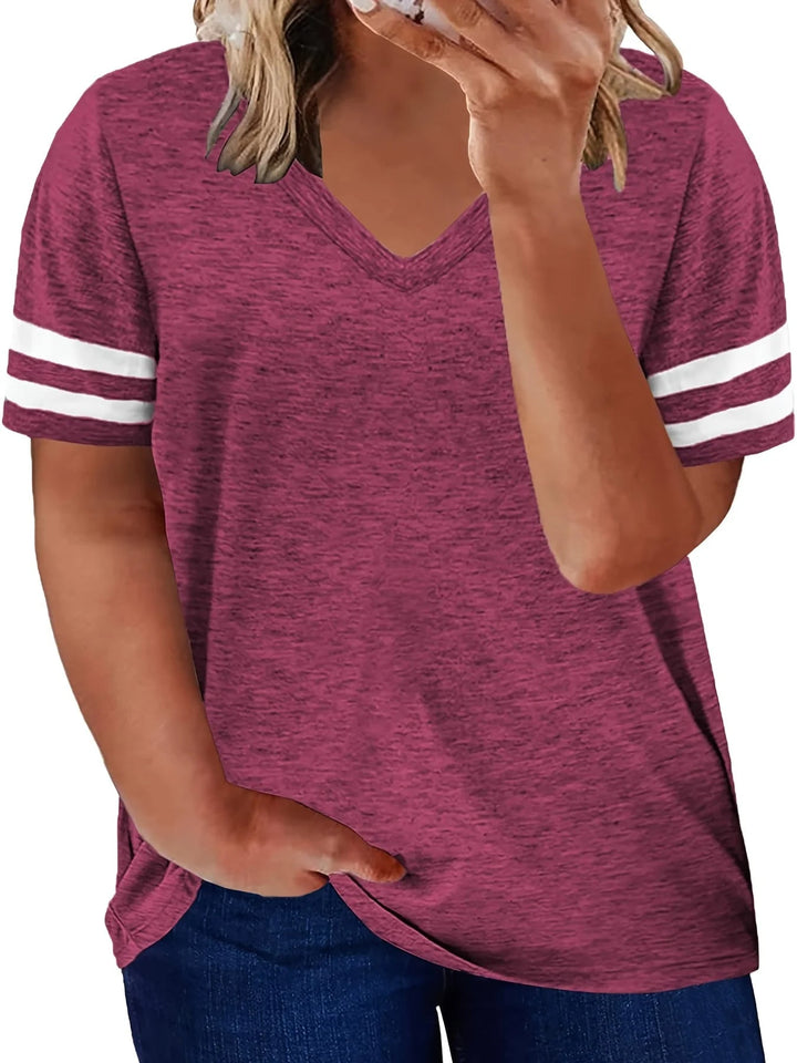 Levoire | Chemise Grande Taille - Décontractée & Élastique Rouge brique