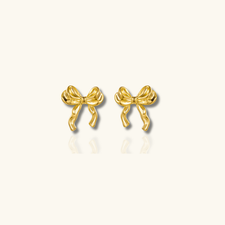 Levoire | Boucles D'Oreilles En Ruban Doré