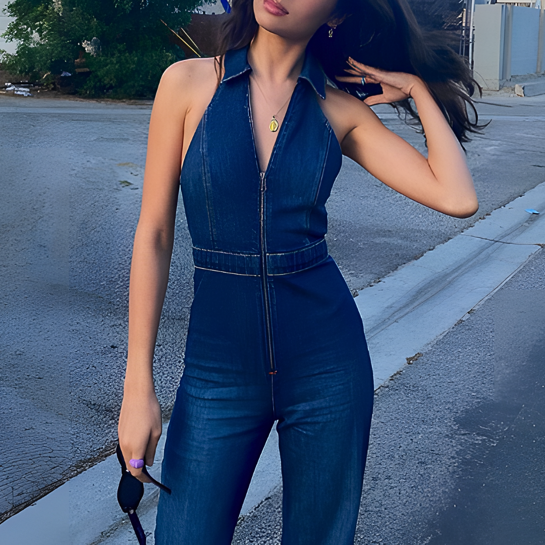 Levoire | Salopette En Denim Classique Pour Femmes