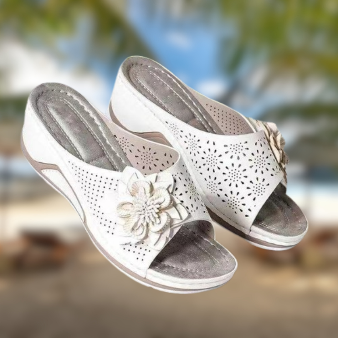 Levoire | Sandales confortables pour femmes Bianco
