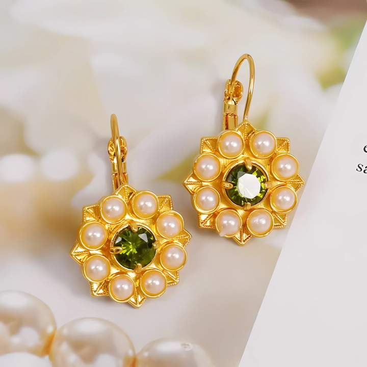 Levoire | Boucles D'Oreilles Kulta Kita Avec Perles Or 3,2cm