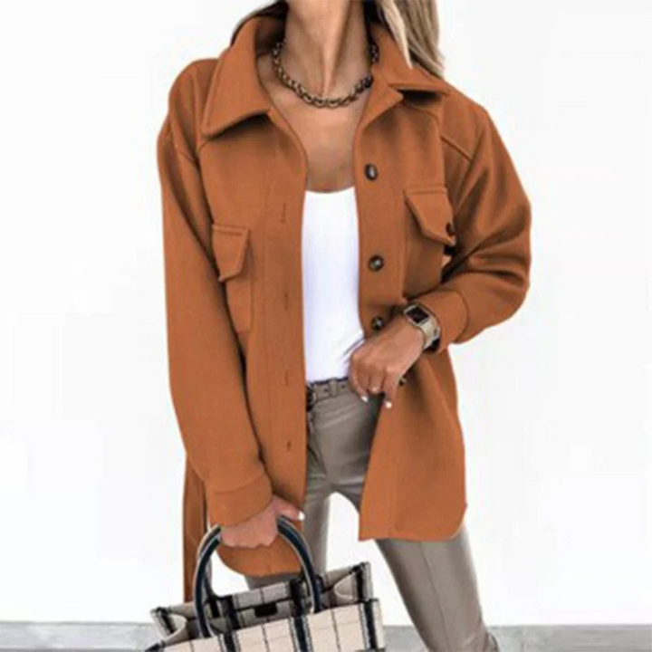 Levoire | Veste De Vendange Décontractée Avec Poches Braun