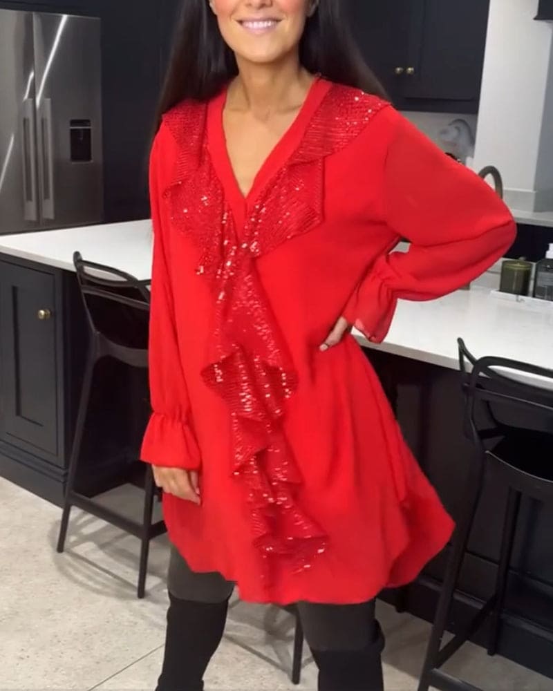 Levoire | Blouse Avec Volants Dans Une Coupe Élégante