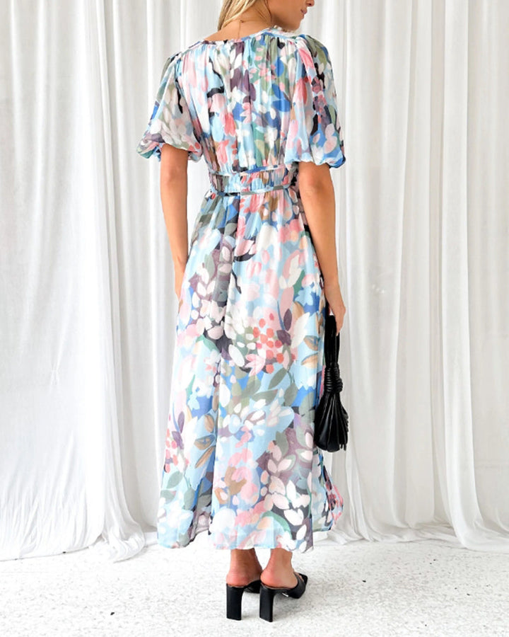 Levoire | Robe Maxi Boho À Fleurs