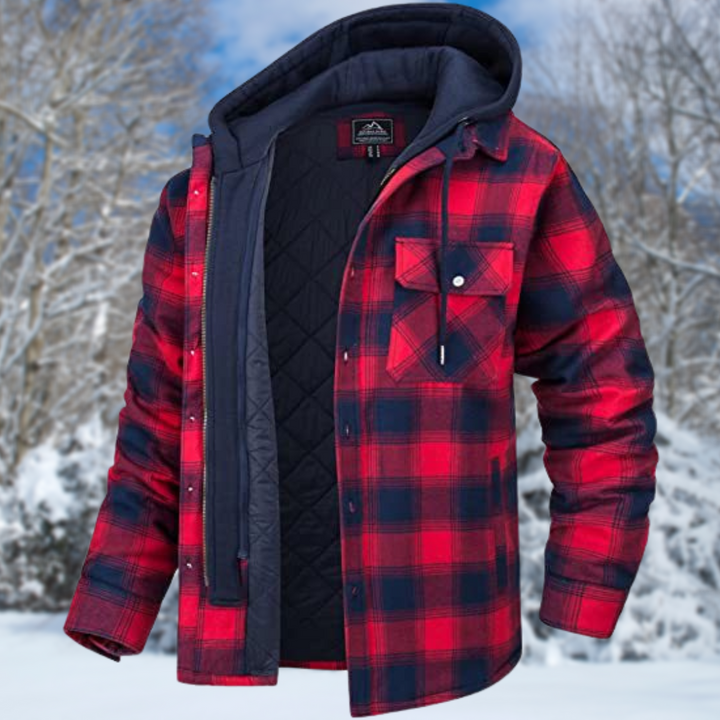 Levoire | Veste D'Hiver Pour Hommes Rouge