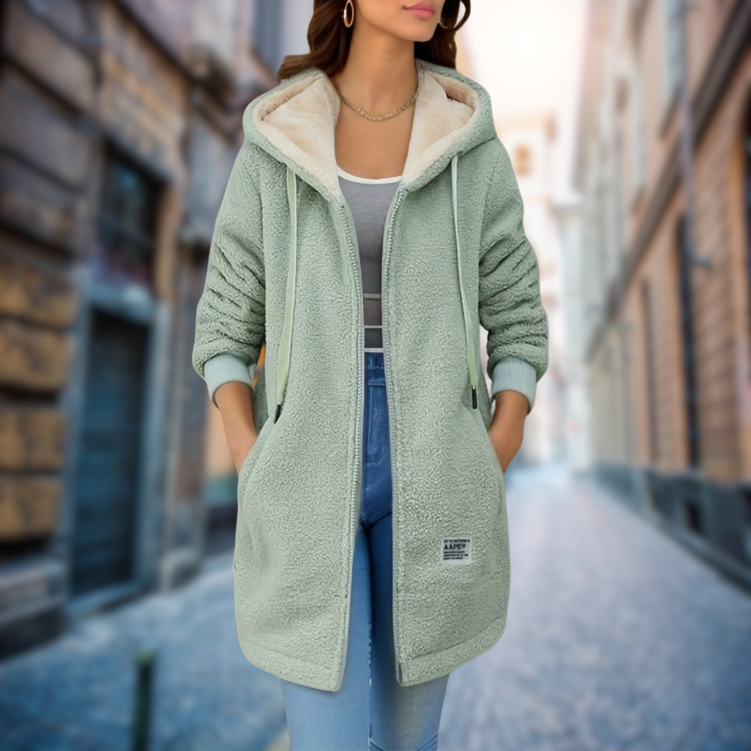 Levoire | Pull chaud pour femme doublé Verde