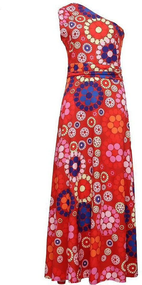 Levoire | Robe D'Été Élégante Robe Maxi Imprimée