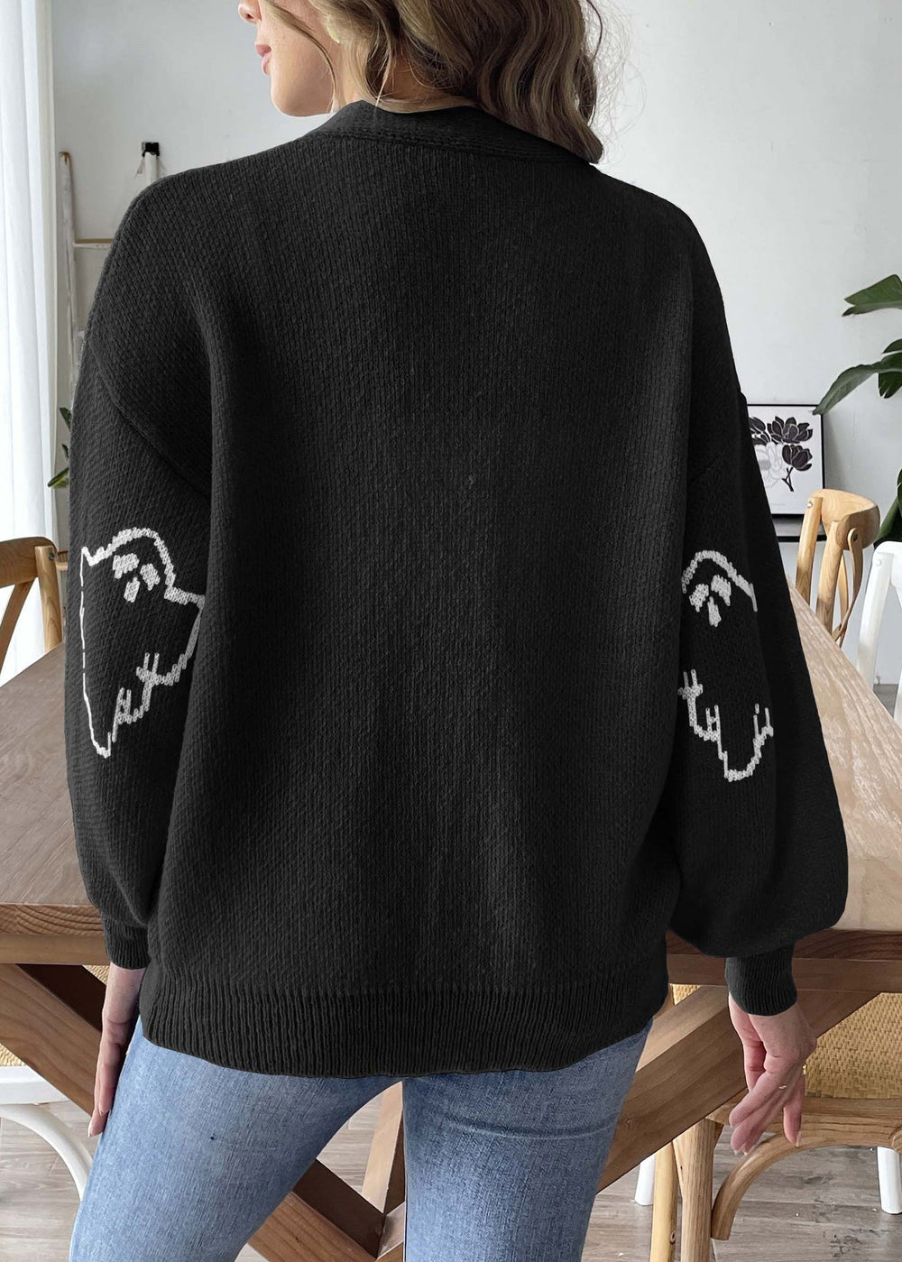 Levoire | Pull-Over À Boutons V Décolleté Français Pour L'Automne