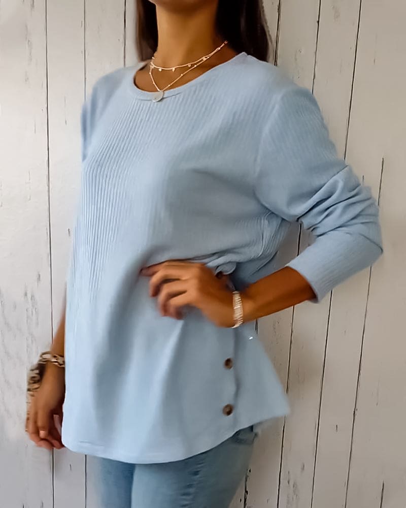 Levoire | Blouse Avec Manches Longues Et Col Rond