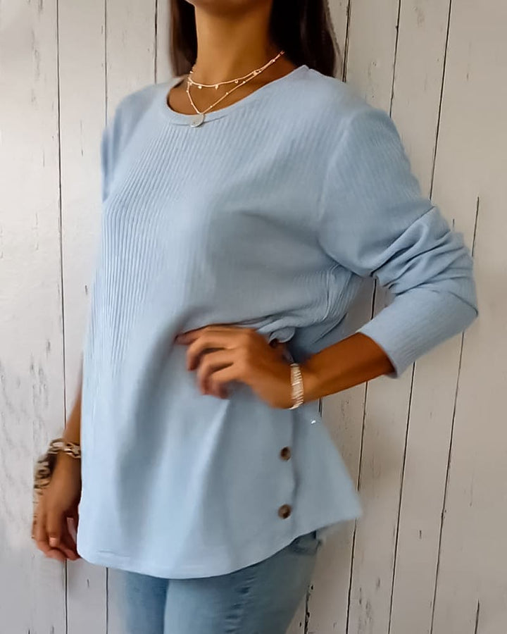 Levoire | Blouse Avec Manches Longues Et Col Rond