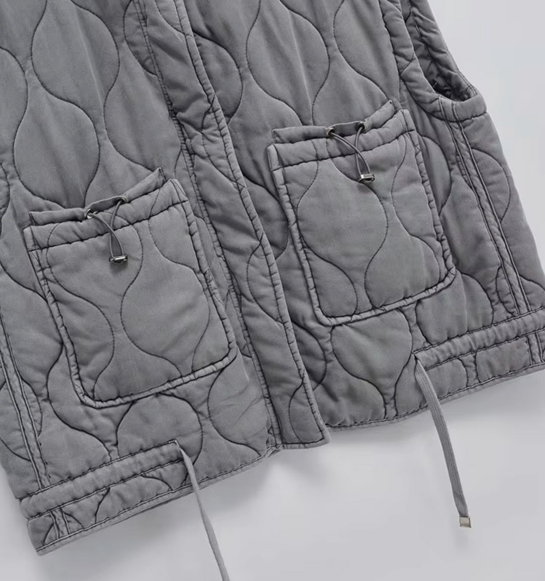 Levoire | Gilet Sans Manches En Coton Matelassé Pour Femmes