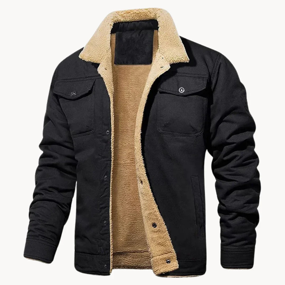 Levoire | Veste bomber à coupe moderne Noir