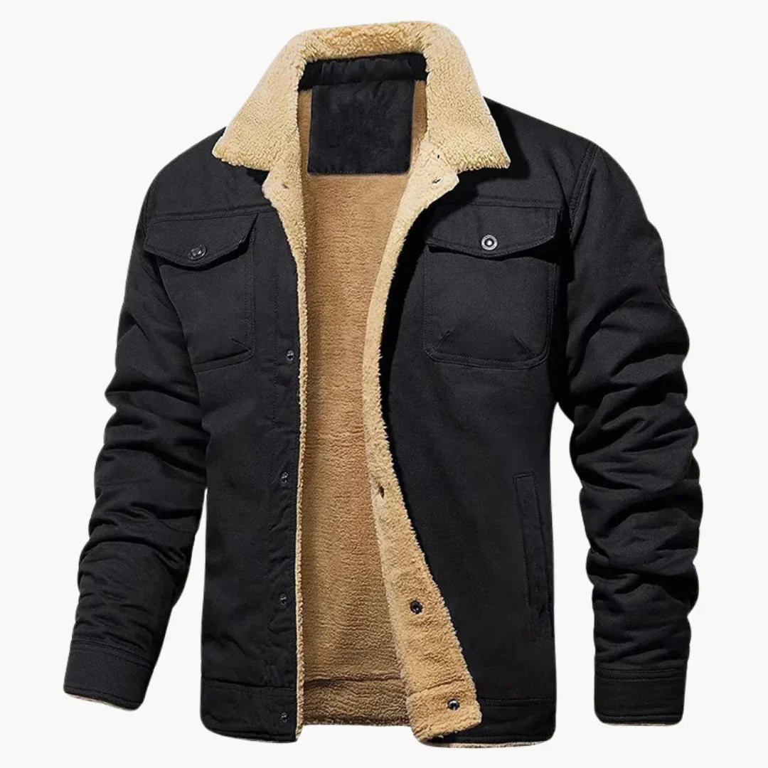 Levoire | Veste bomber à coupe moderne Noir