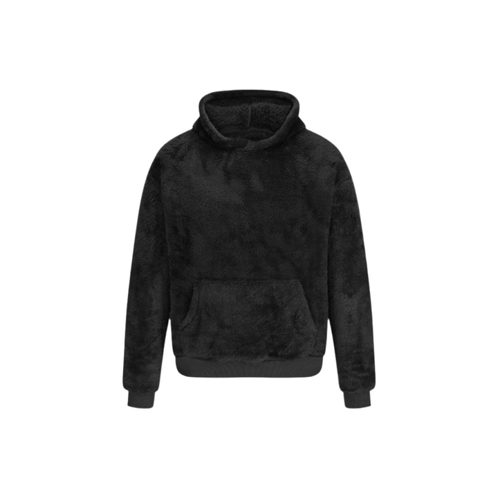 Levoire | Manteau Teddy Luxe Pour Hommes Noir