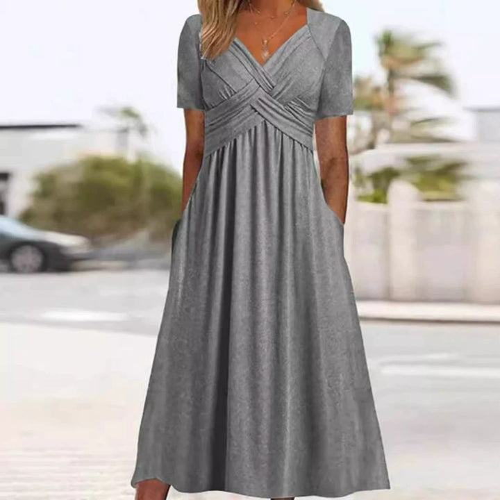 Levoire | Robe Élégante Et Confortable Avec Une Silhouette Flatteuse. Gris