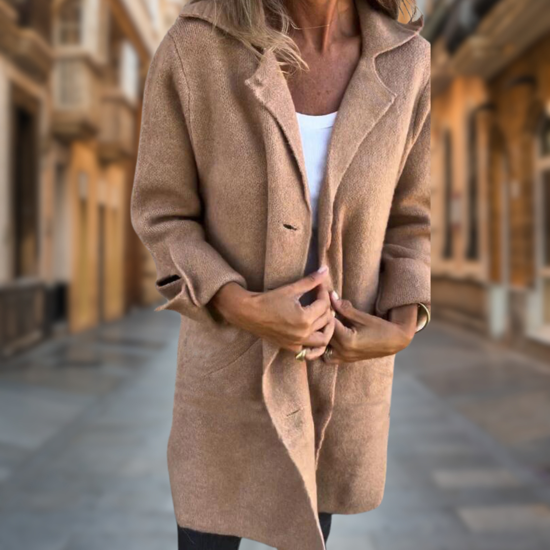 Levoire | Manteau femme uni Cachi