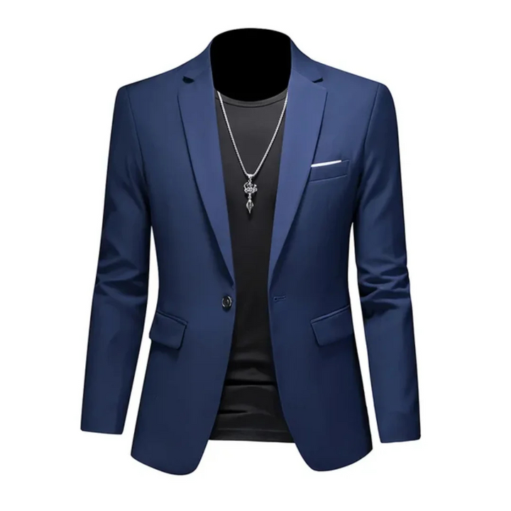 Levoire | Blazer à manches longues formel Bleu Marine