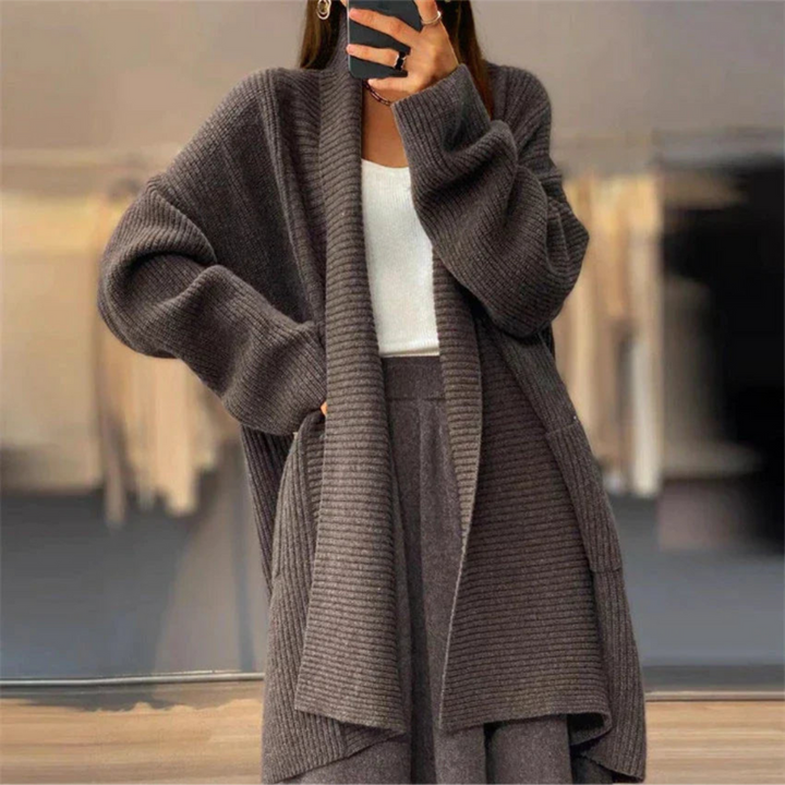 Levoire | Long Cardigan FR Women Warm For The Winter Café