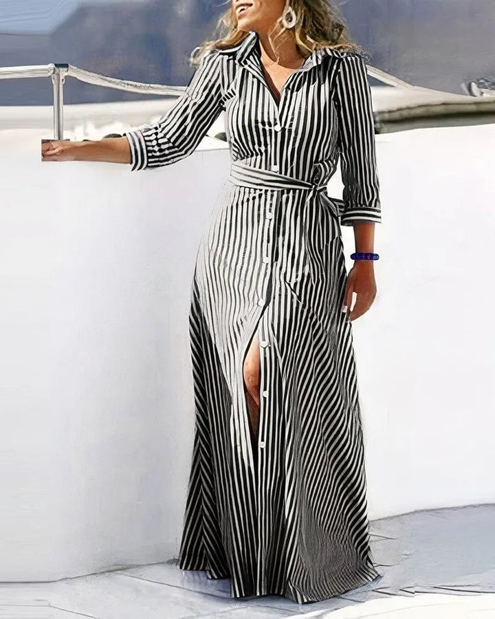 Levoire | Robe maxi moderne femme Noir