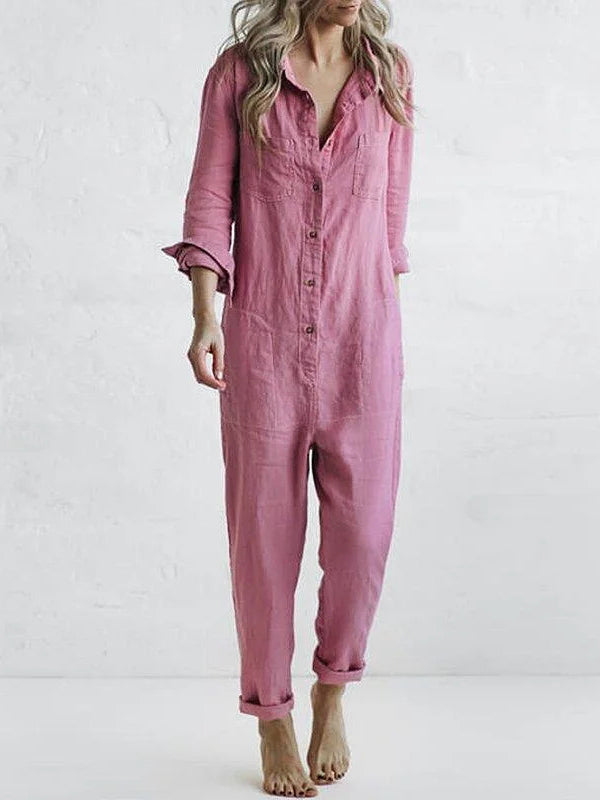 Levoire | Jumpsuit Élégant Pour L'Été Rosa