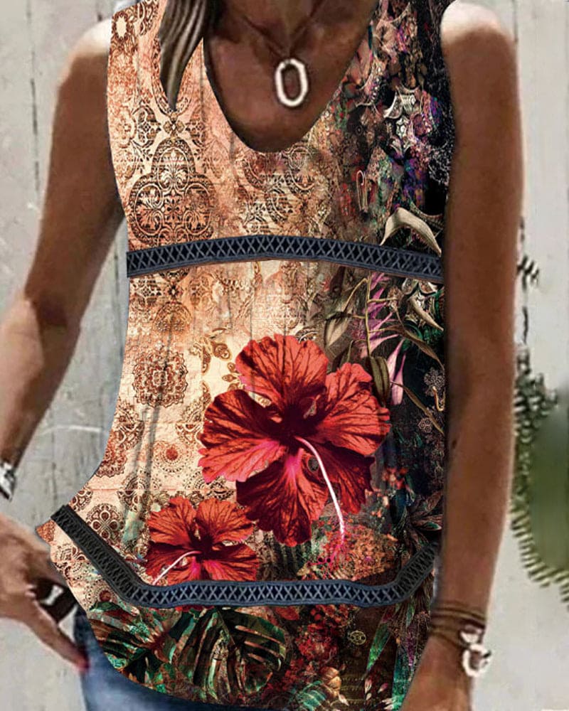 Levoire | Femme Blouse À Imprimé Floral Rot