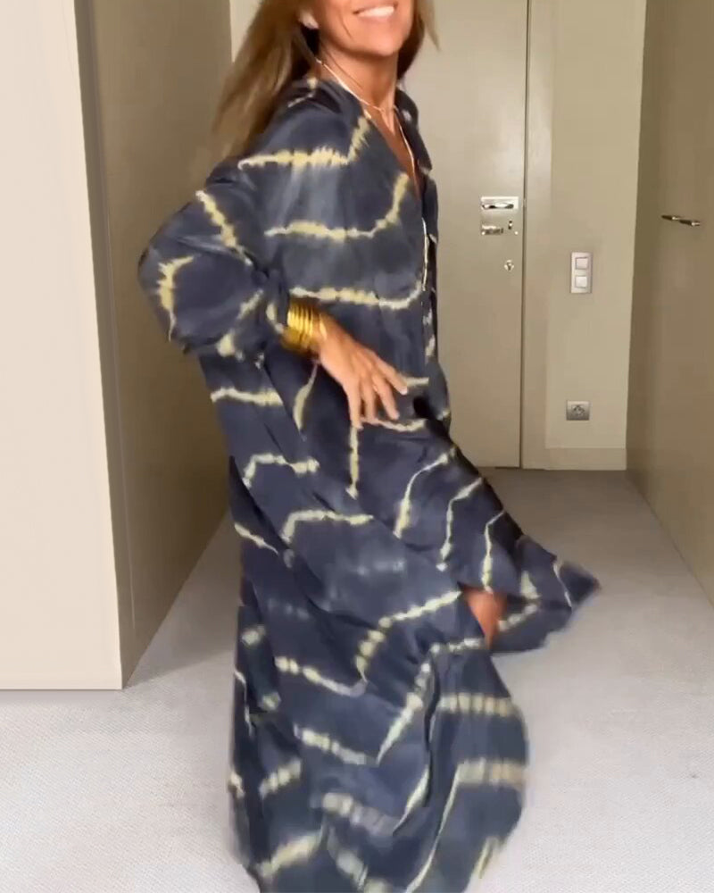 Levoire | Robe Maxi À Décolleté En V Décontractée