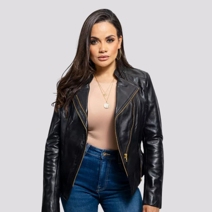 Levoire | Veste Légère En Cuir Élégante