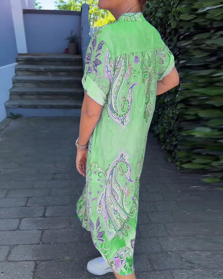 Levoire | Robe Avec Décolleté En V Et Manches Reversées