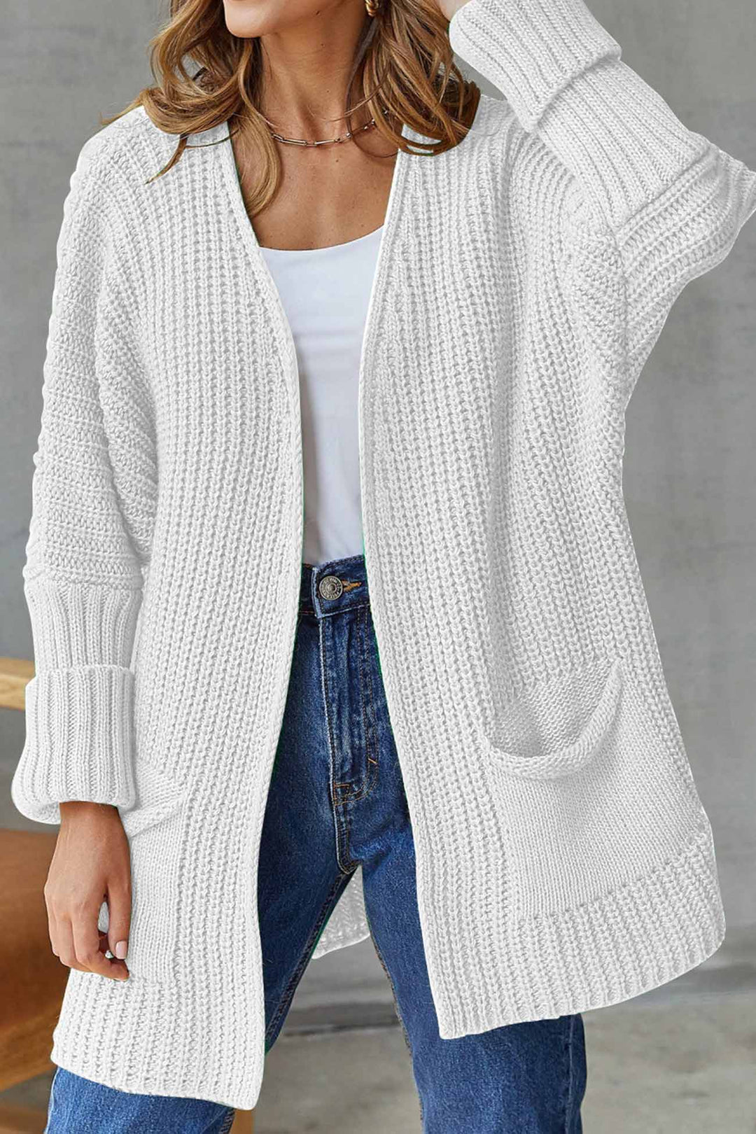 Levoire | Cardigan Confortable Pour Tous Les Jours Idéal Pour Les Femmes Élégantes Blanc