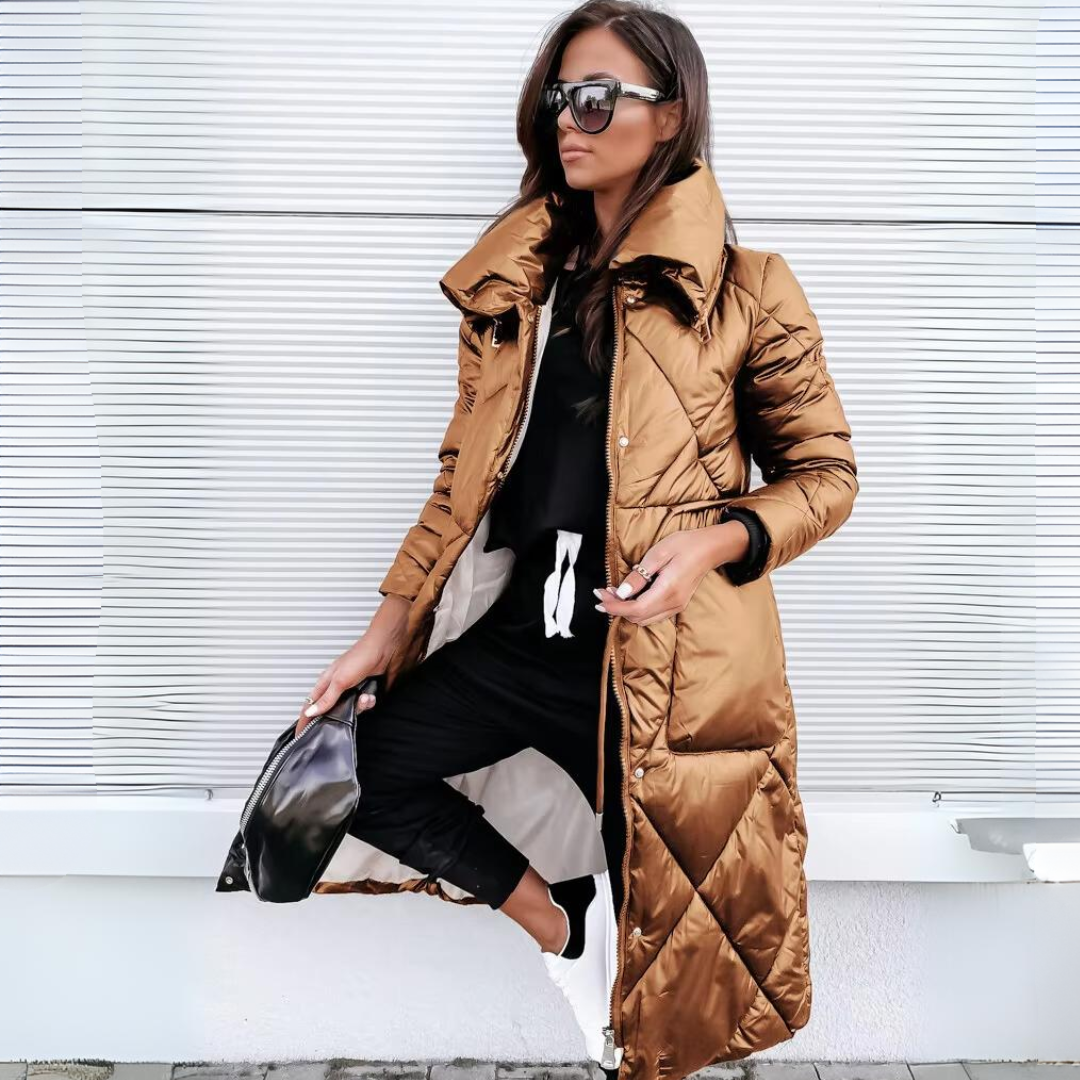 Levoire | Parka Long Doublé Kaki