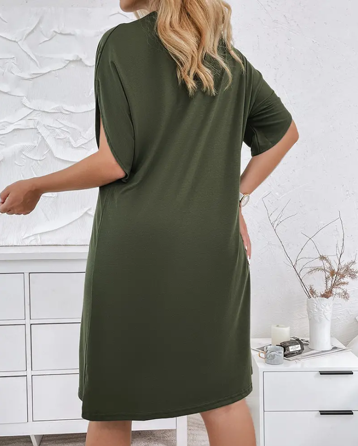 Levoire | Robe Élégante Avec Décolleté En V