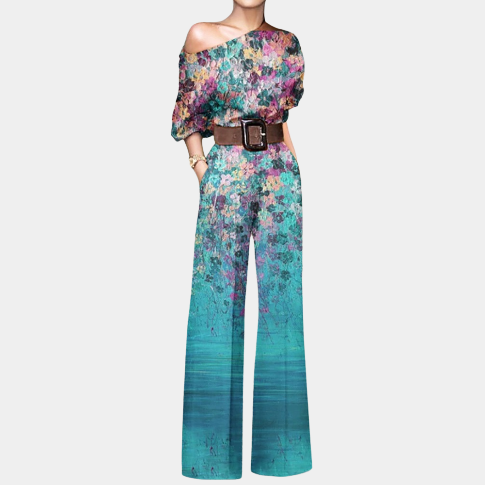 Levoire | Femme Combinaison élégante Polyvalente & Confortable Pour Femmes Bleu