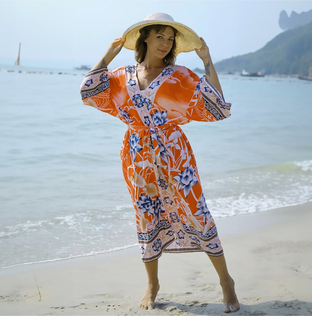 Levoire | Imprimé, Inspiré Du Kimono, Maillot De Bain Élégant