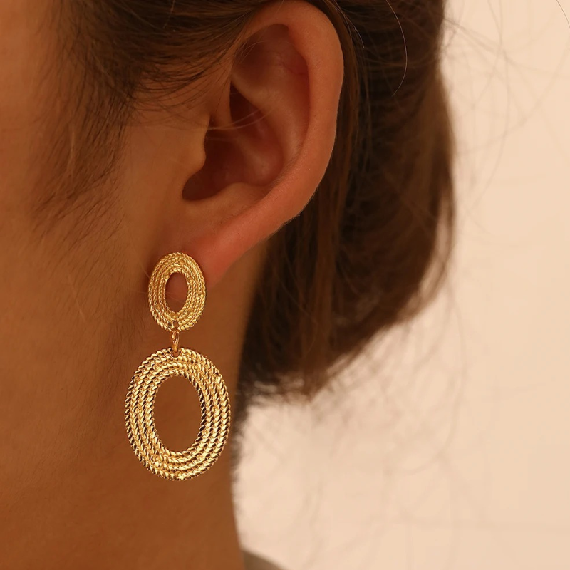 Levoire | Boucles D'Oreilles Ovales Minimalistes