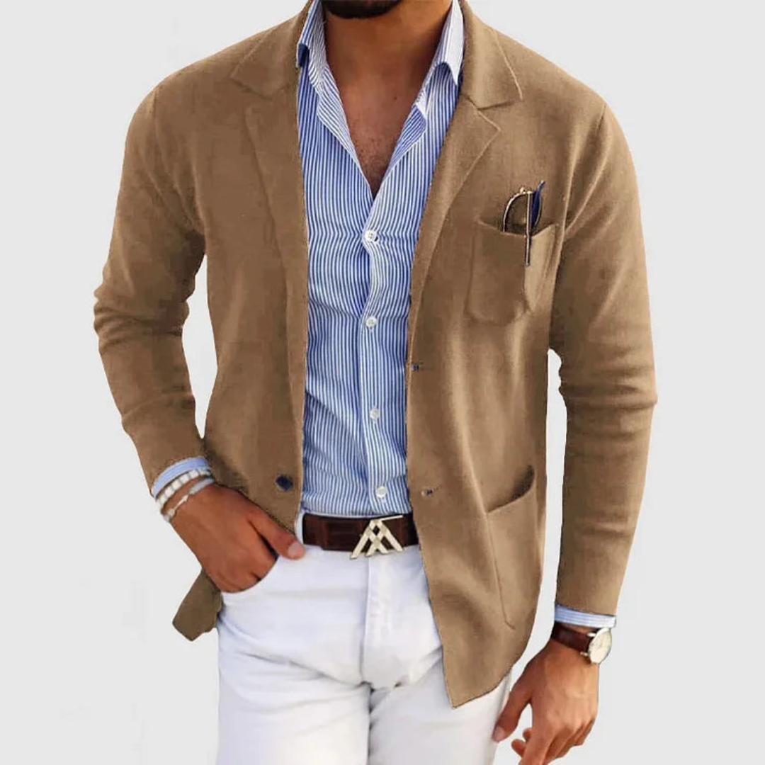 Levoire | Veste Élégante Pour Hommes Fait Main Beige