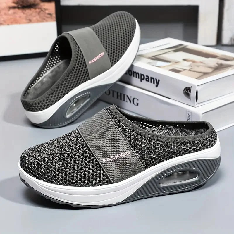 Levoire | Baskets Femme Ilmeikkäät avec Air Cushion Gris foncé
