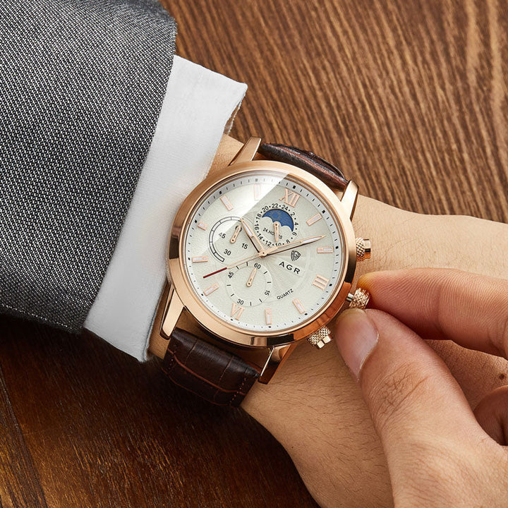 Levoire | De Luxe En Cuir Avec Mouvement À Quartz