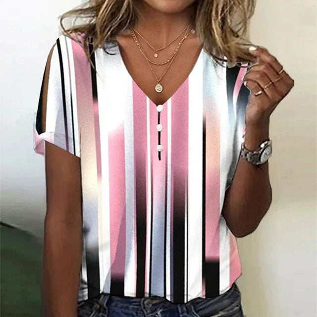 Levoire | Blouse Avec Des Rayures Dégradées