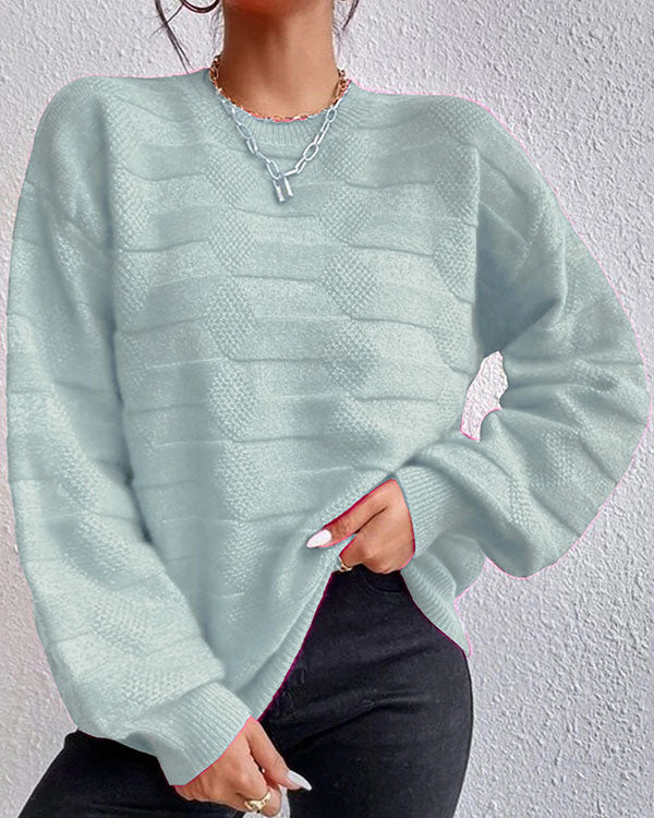Levoire | Pull Uni Pour Femmes Idéal Pour Des Looks Décontractés Bleu clair Une taille