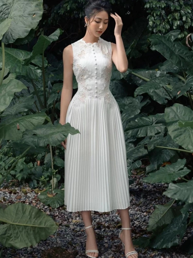 Levoire | Été Teint Robe Vague Blanc